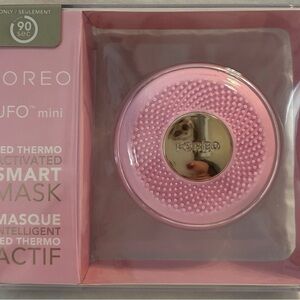 FOREO UFO Mini Facial Device - Pink with Gold Accent